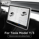 Silicone Screen Anti-collision Frame For Tesla Model Y/3