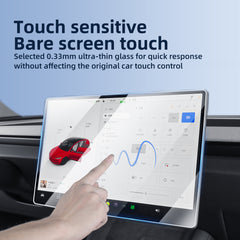 High-definition 8K tempered film on front and rear screens