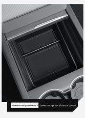 Lower Storage Box of Central Control For Tesla New Model 3