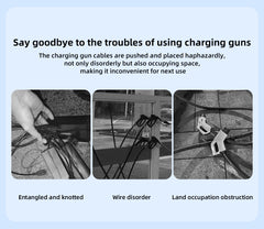 Cyber Charging Gun Storage And Winding Device For Tesla Model Y/3/X/S