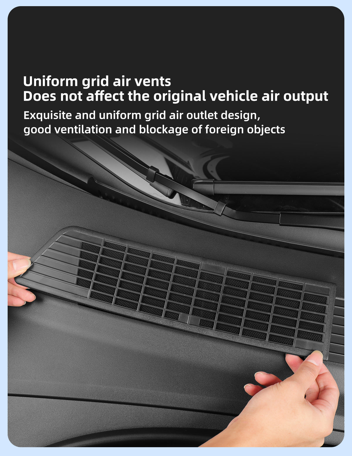 Thunder Style Air Inlet Insect Proof Net For Tesla New Model 3+