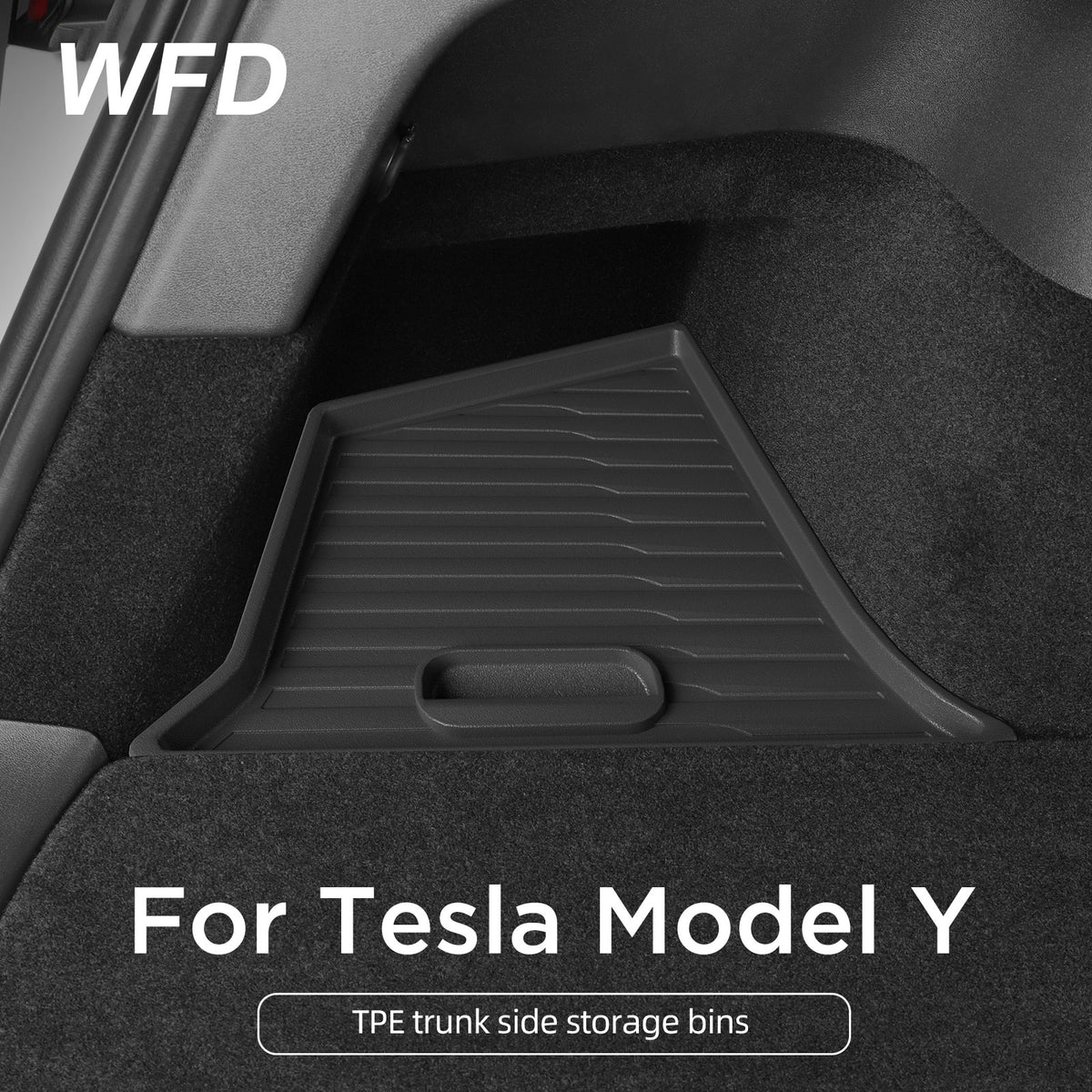 TPE Trunk Side Storage Bins For Tesla Model Y