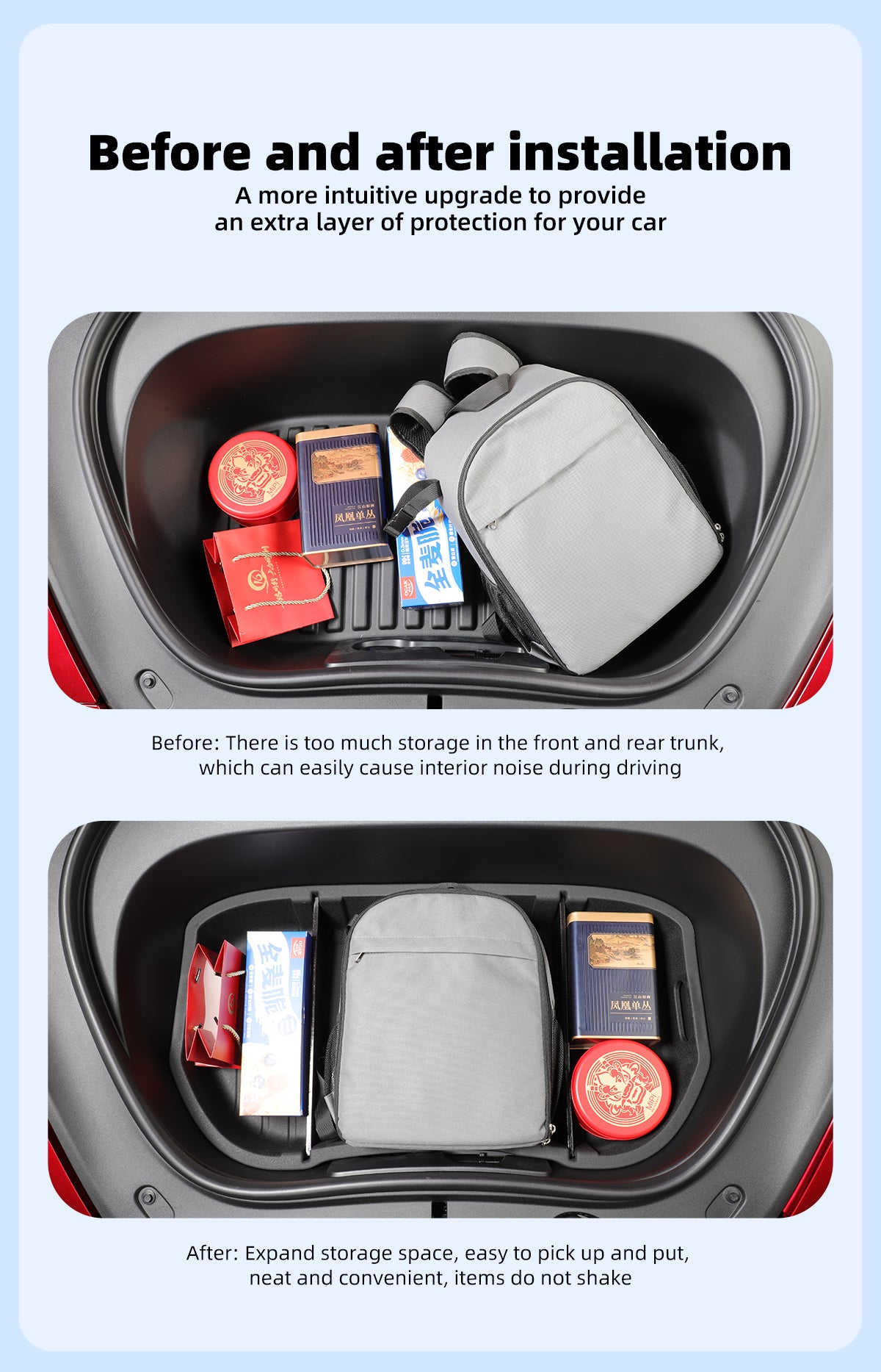 Trunk lower storage box