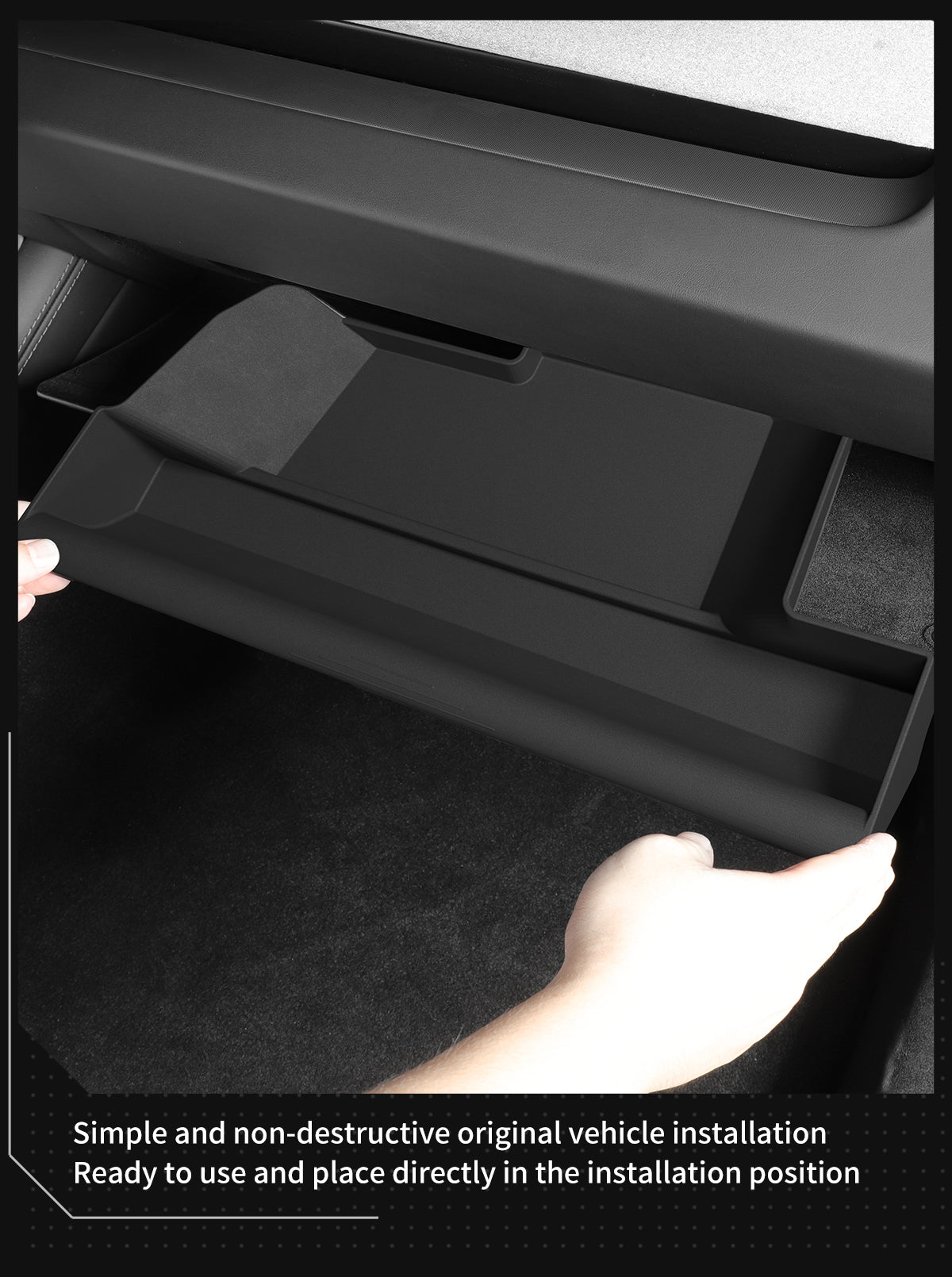 Glove Box Drawer Storage Box For Tesla New Model 3