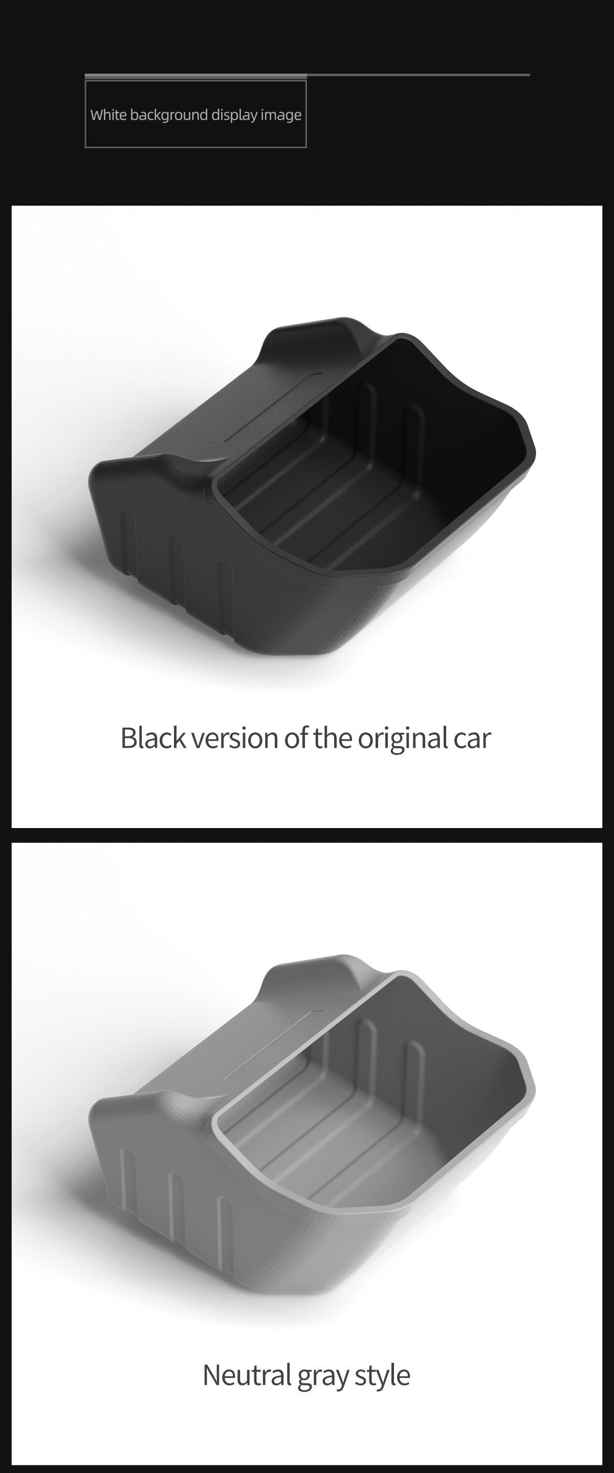 Rear Floor Silicone Storage Box For Tesla New Model 3