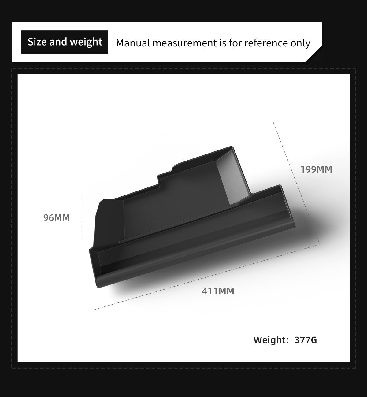 Glove Box Drawer Storage Box For Tesla New Model 3