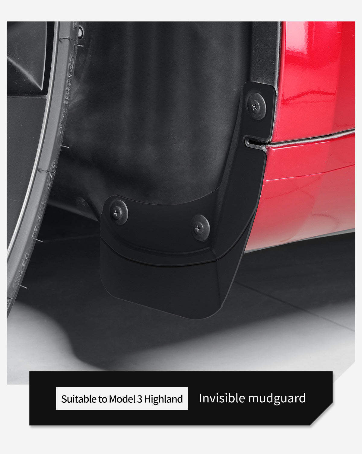 Lnvisible Mudguard For Tesla New Model 3