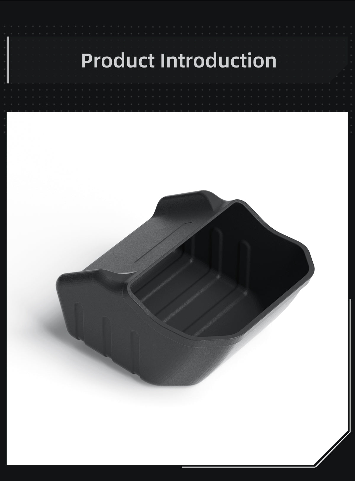 Rear Floor Silicone Storage Box For Tesla New Model 3