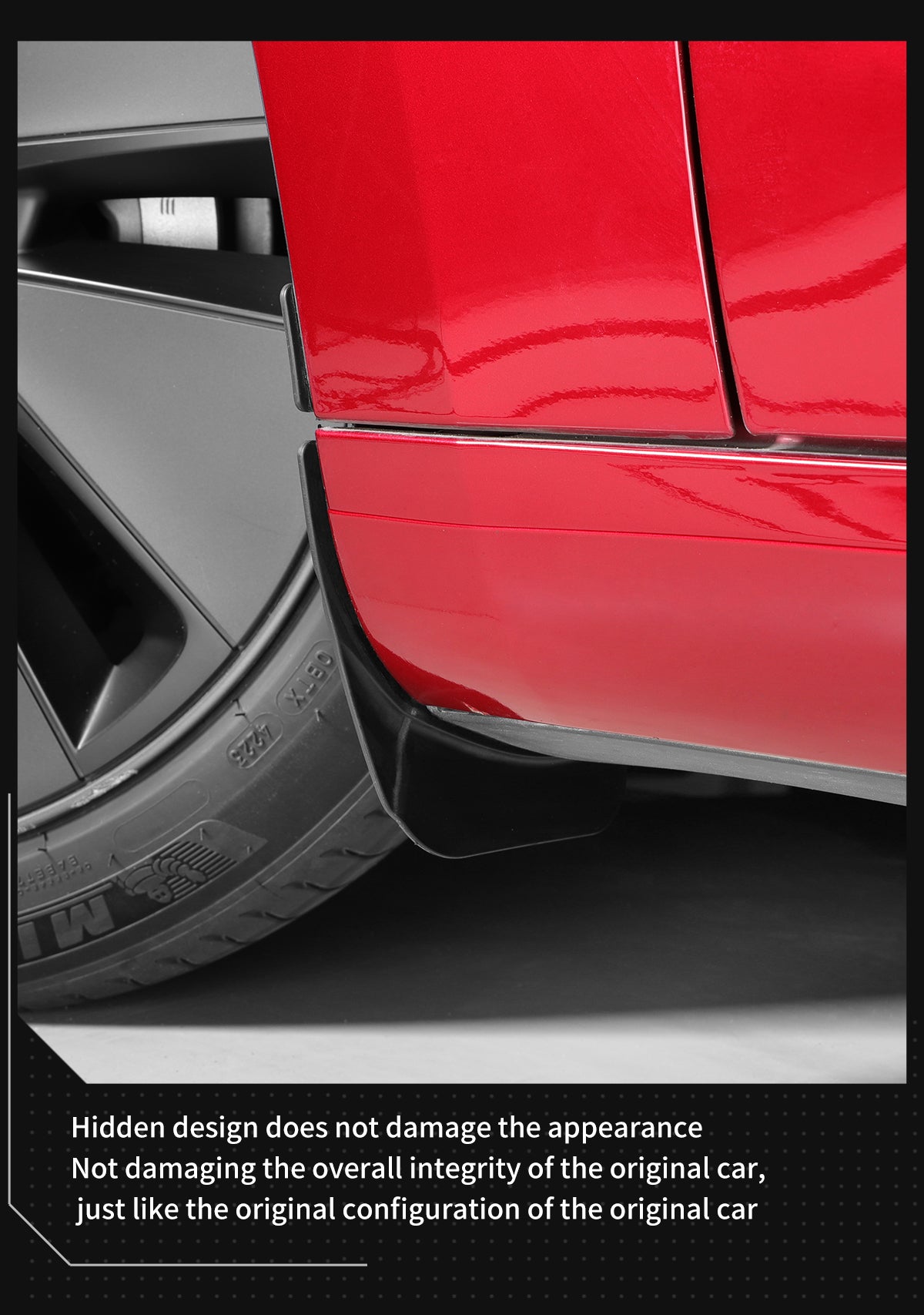 Lnvisible Mudguard For Tesla New Model 3