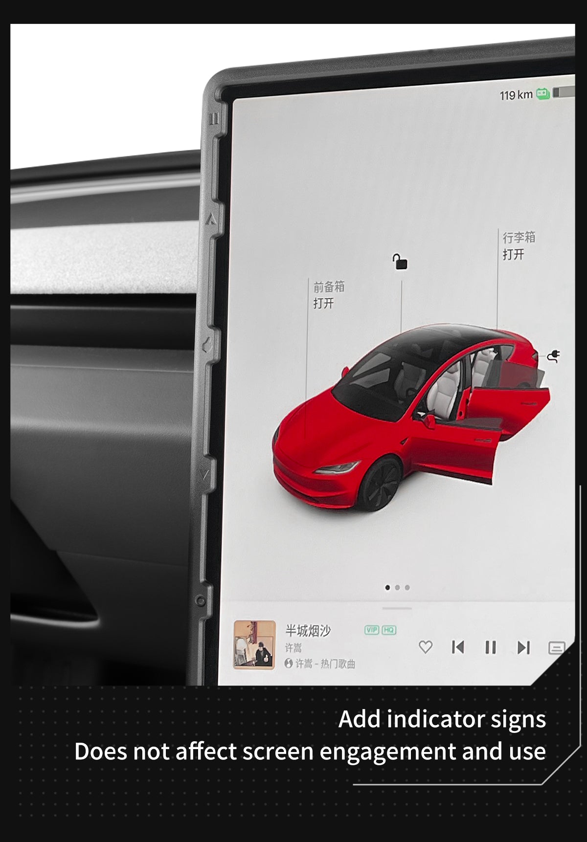 TPE Centralcontrol Screen Saver For Tesla New Model 3