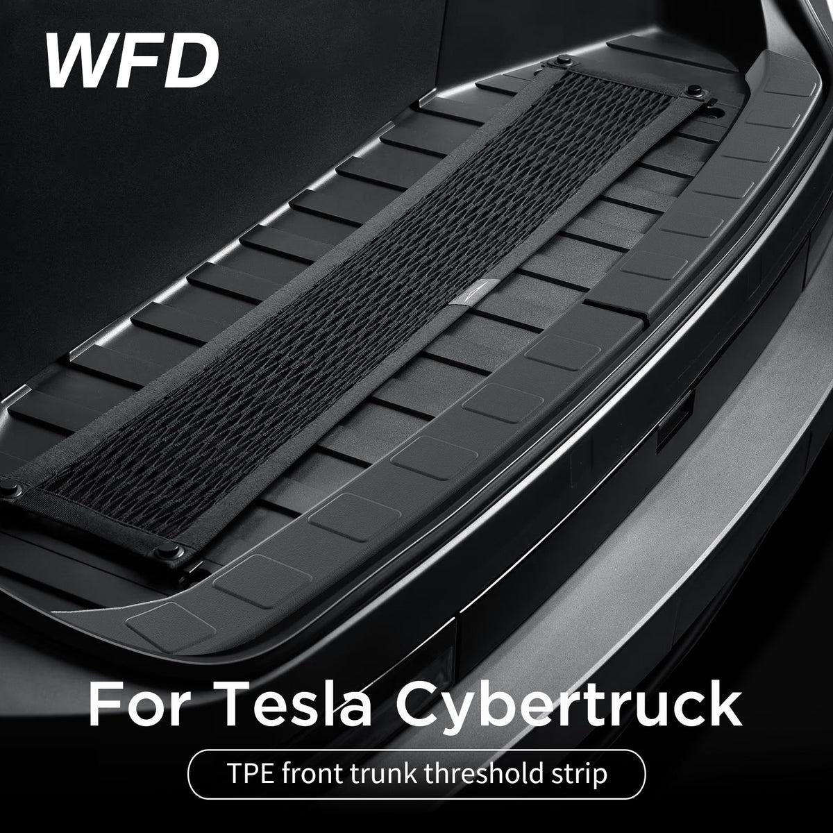 TPE Front Trunk Threshold Strip For Tesla Cybertruck