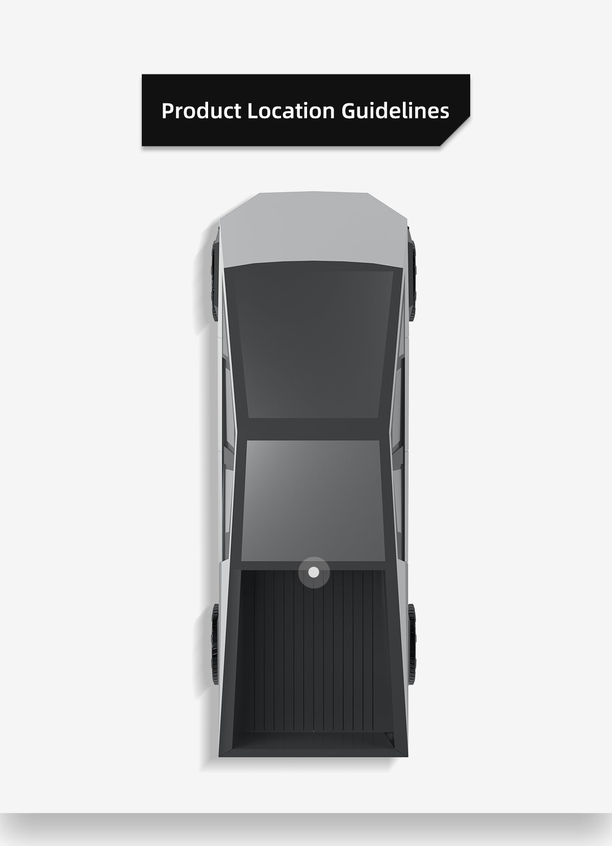 TPE Trunk Front Protective Pad For Tesla Cybertruck