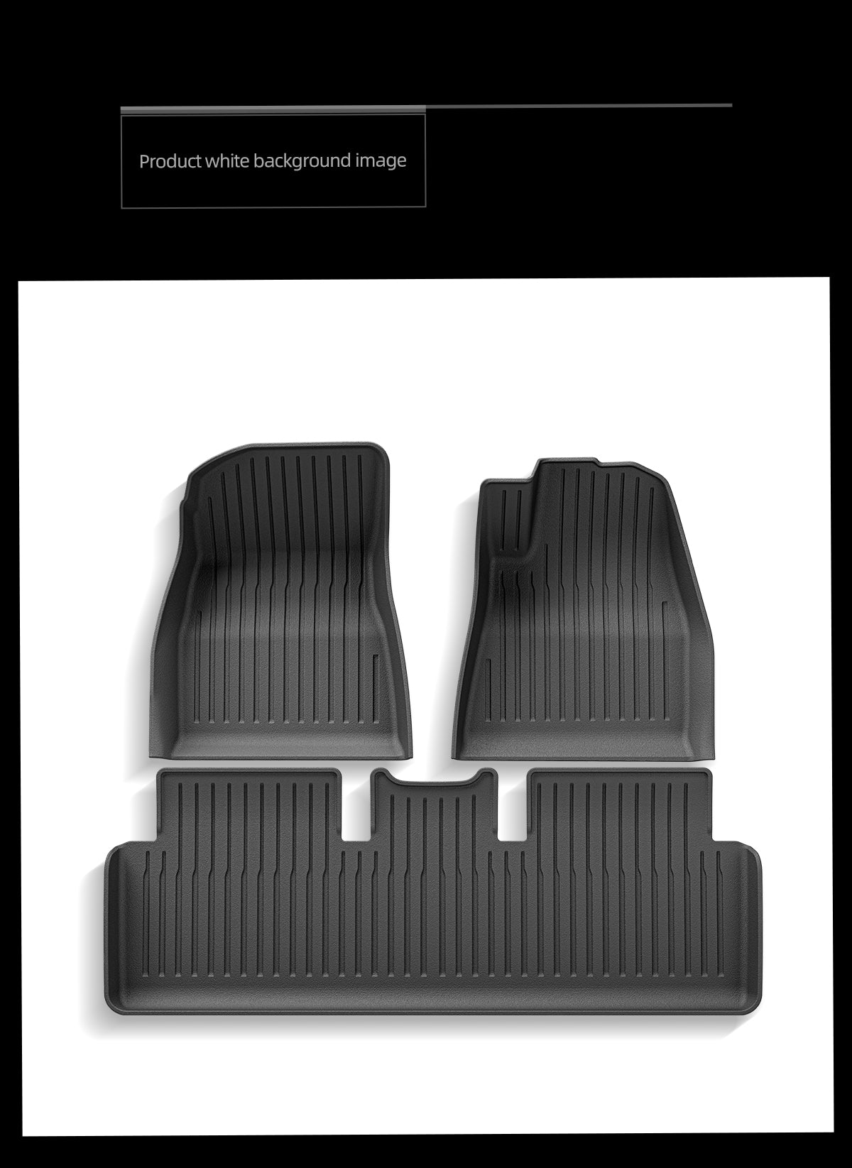 Lnjection Molded TPE Foot Mat Spare Box mat For the new Model 3 Right-Hand Rudder