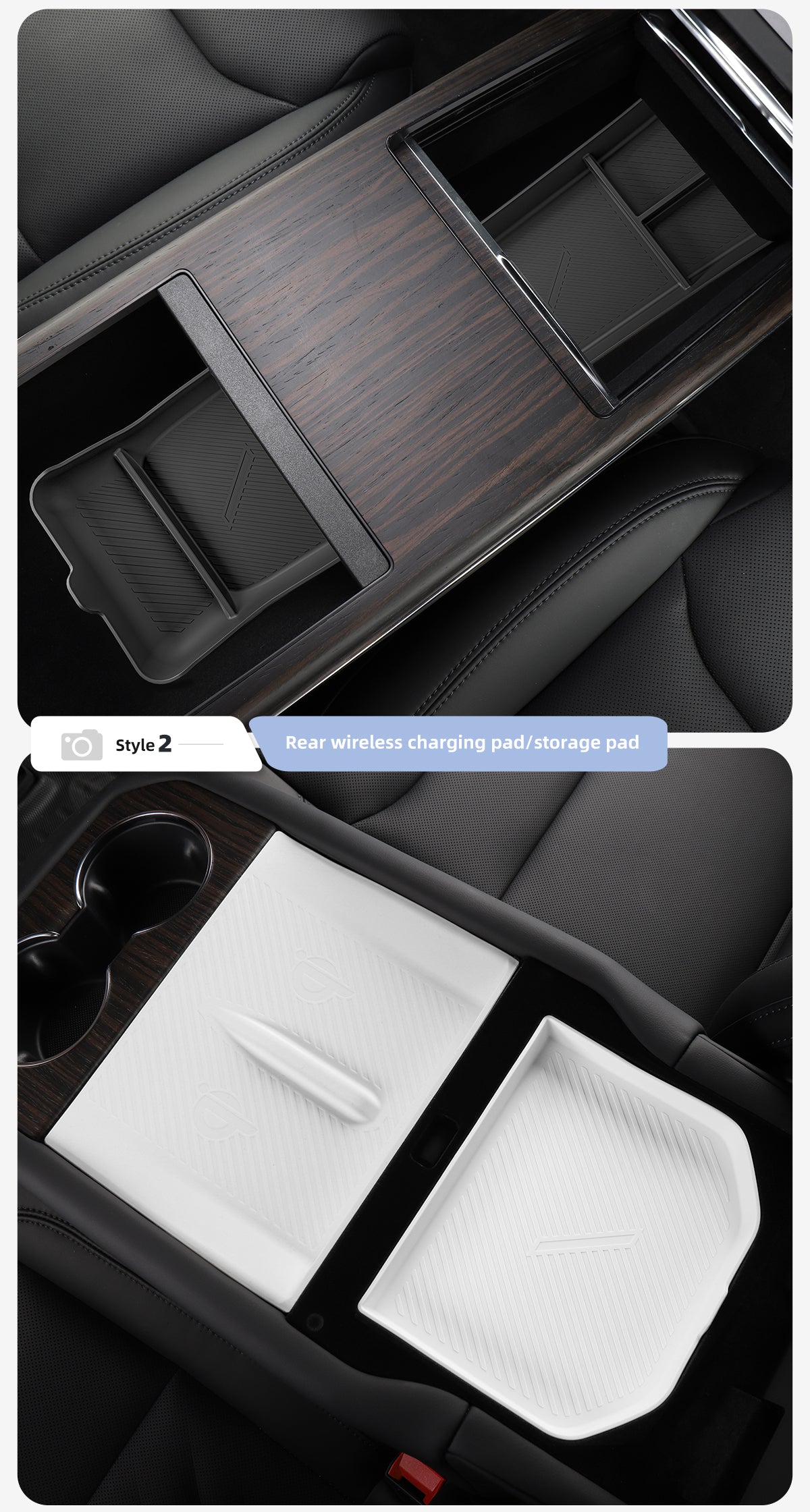 Central Controlarmrest Box Silicone Pad For Tesla New Model S/X