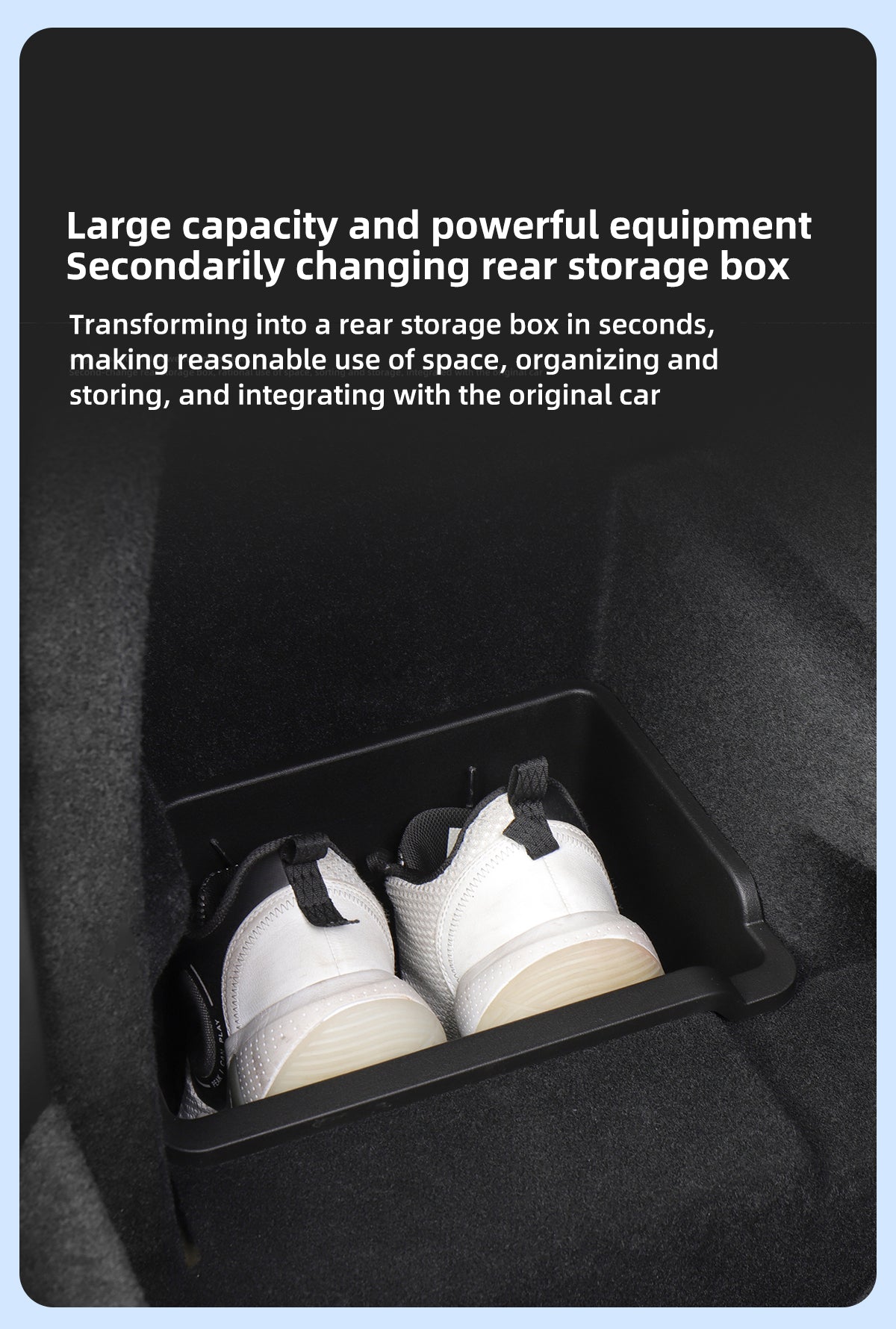 TPE Storage Bucket In Trunk For Tesla New ModelX/S