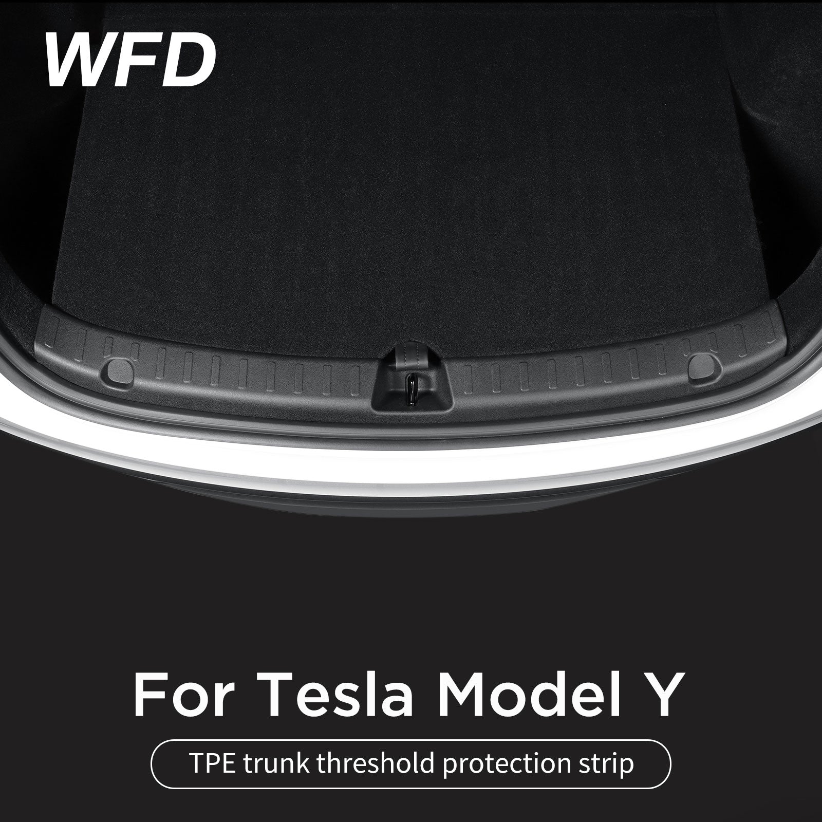 TPE Trunk Threshold Protection Strip For Tesla Model Y