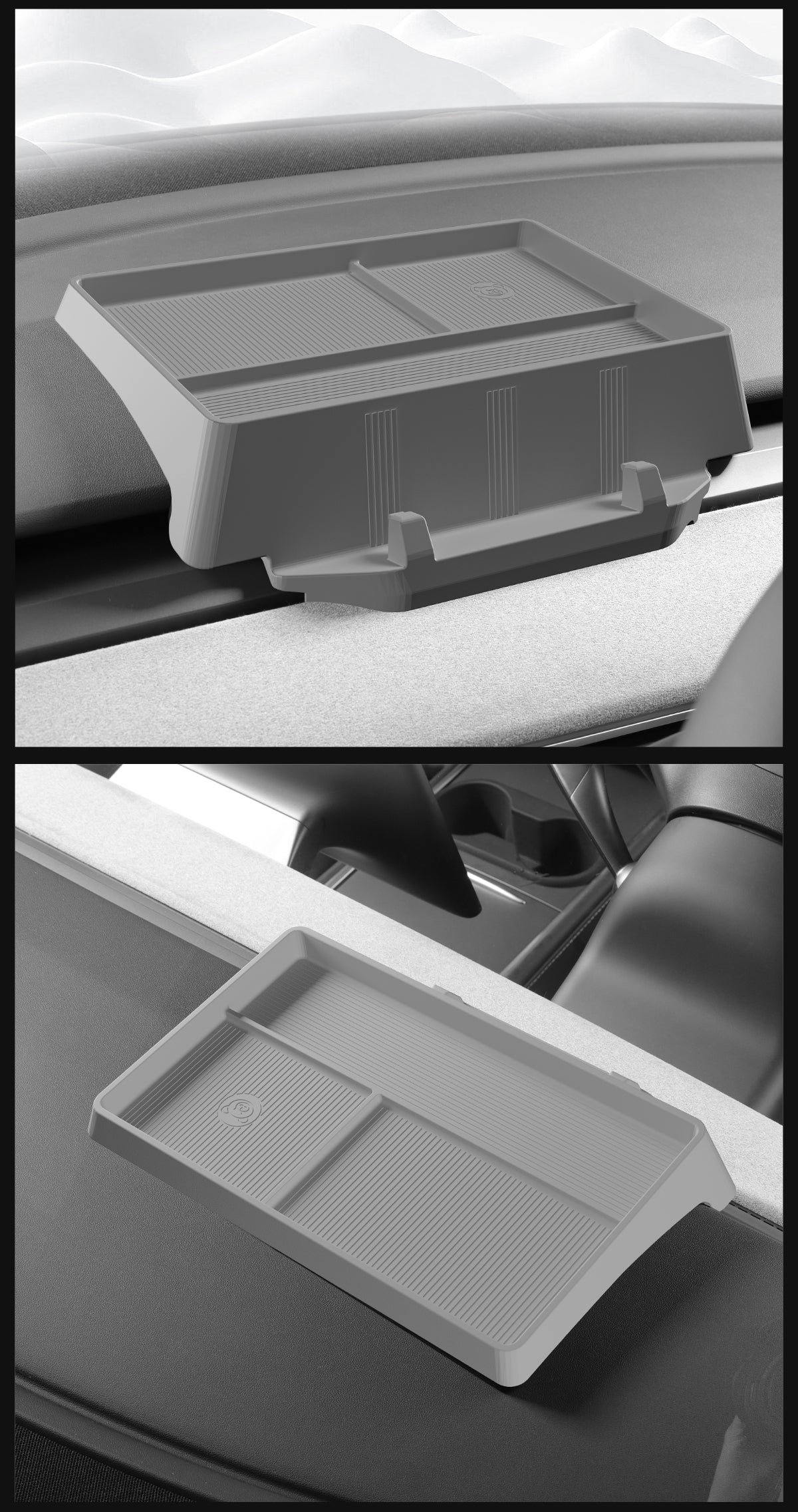 Instrument panel silicone storage box