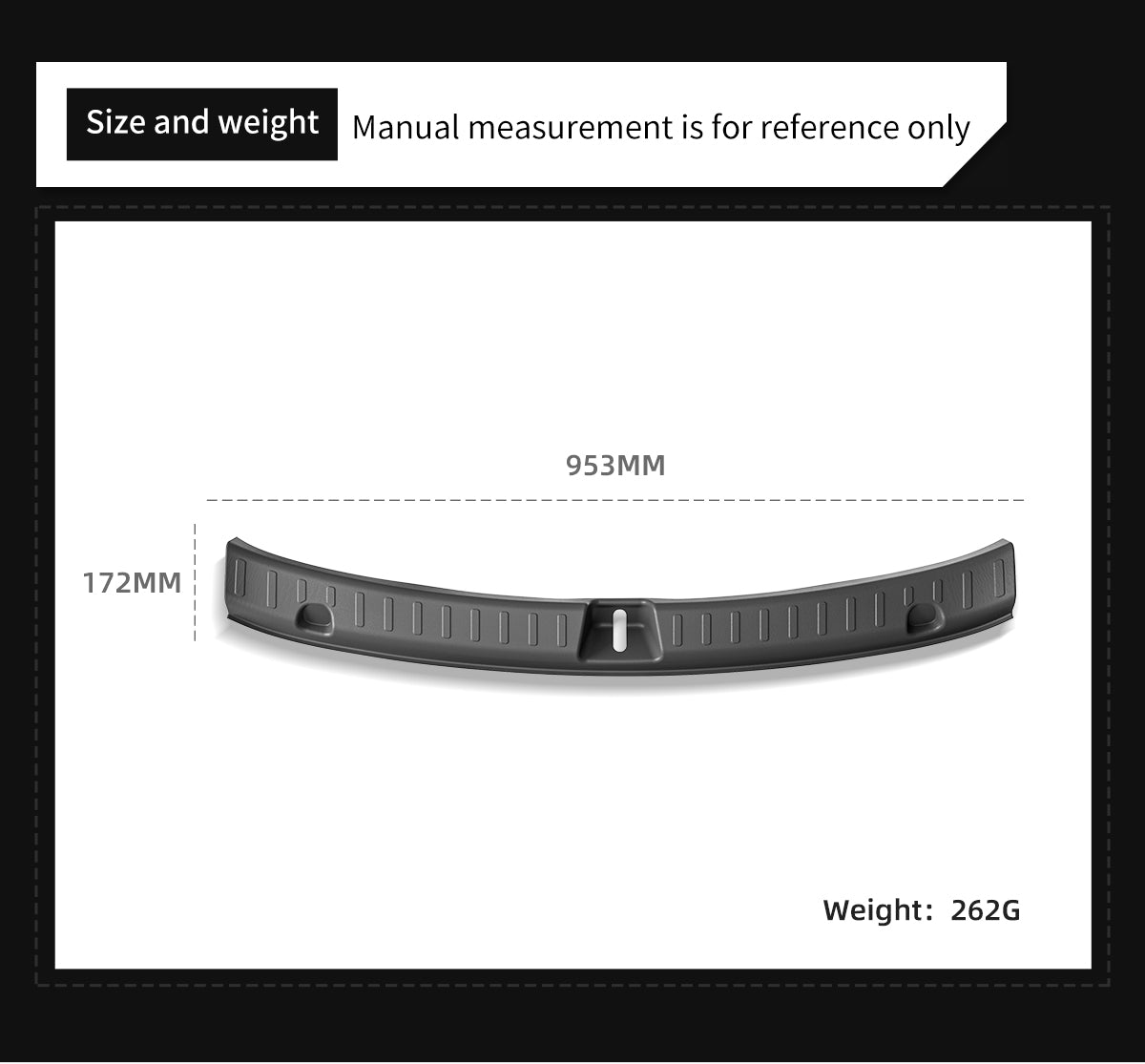 TPE trunk threshold protection strip