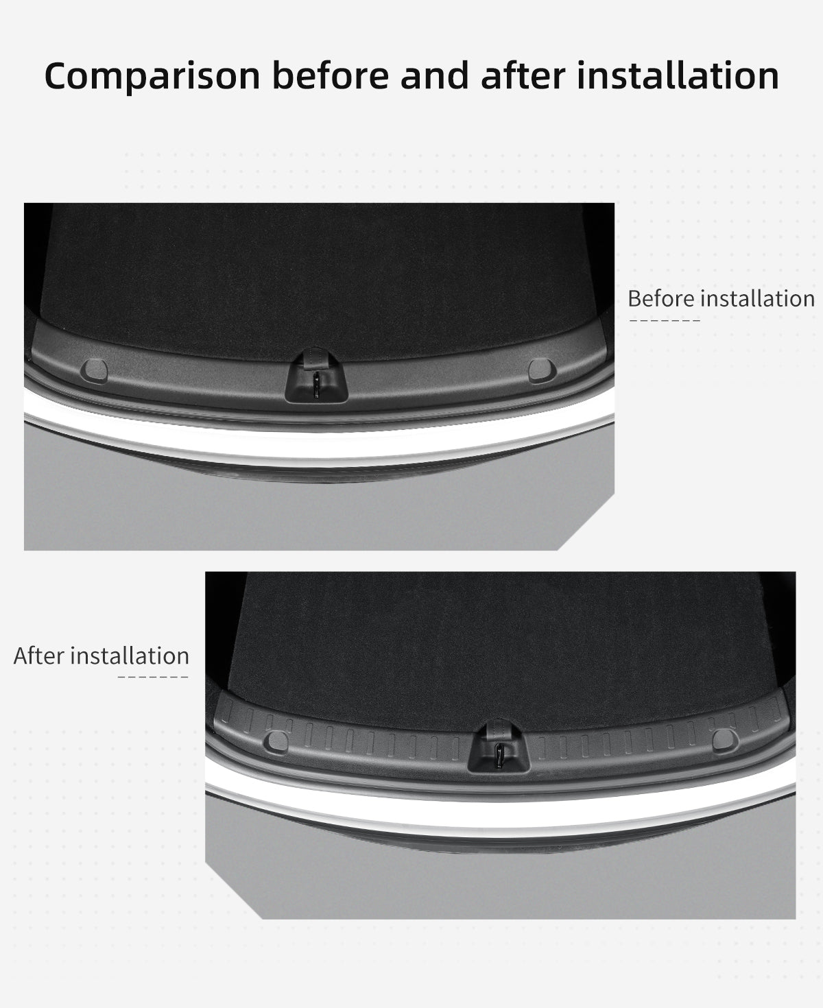 TPE trunk threshold protection strip