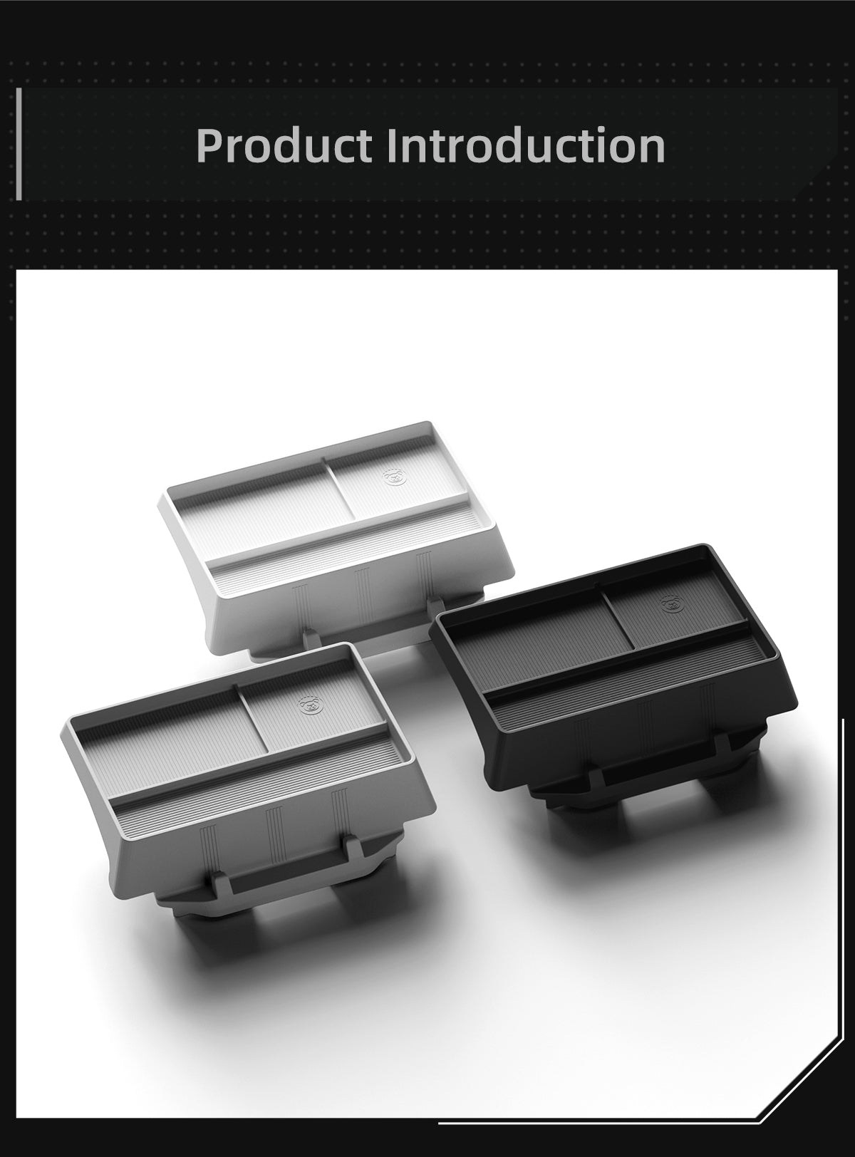 Instrument panel silicone storage box