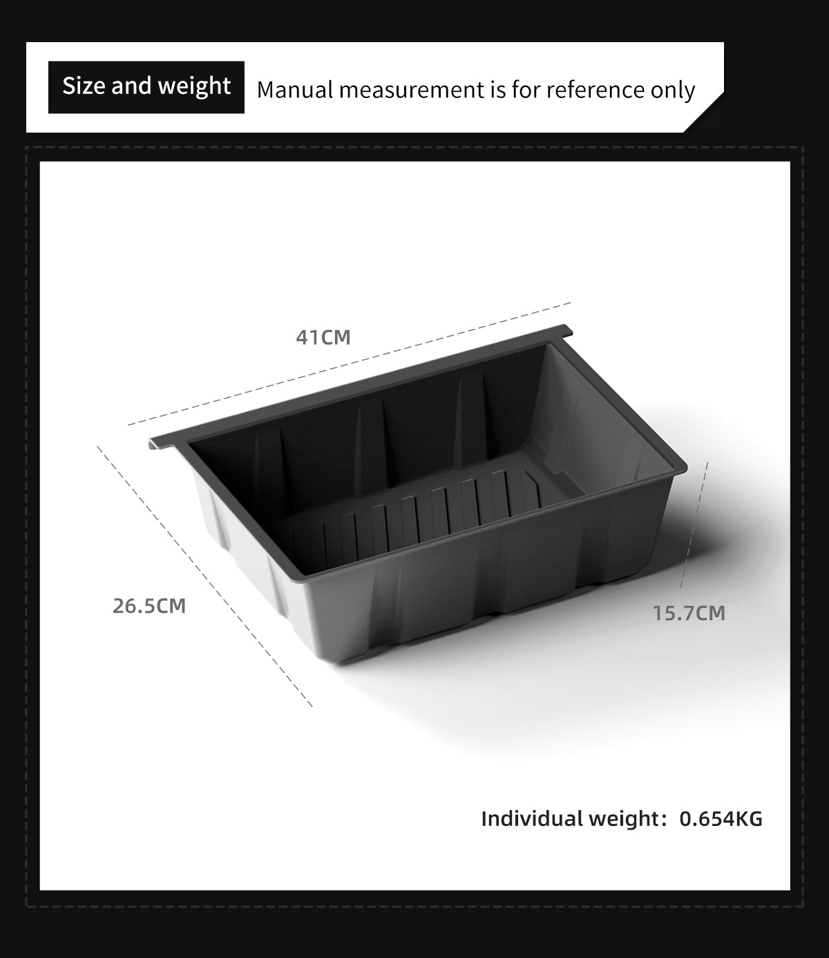 TPE Under Seat Storage Box For Tesla New Model Y