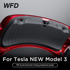 TPE Trunk Lid Inner Lining Protective Plate For Tesla NEW Model 3