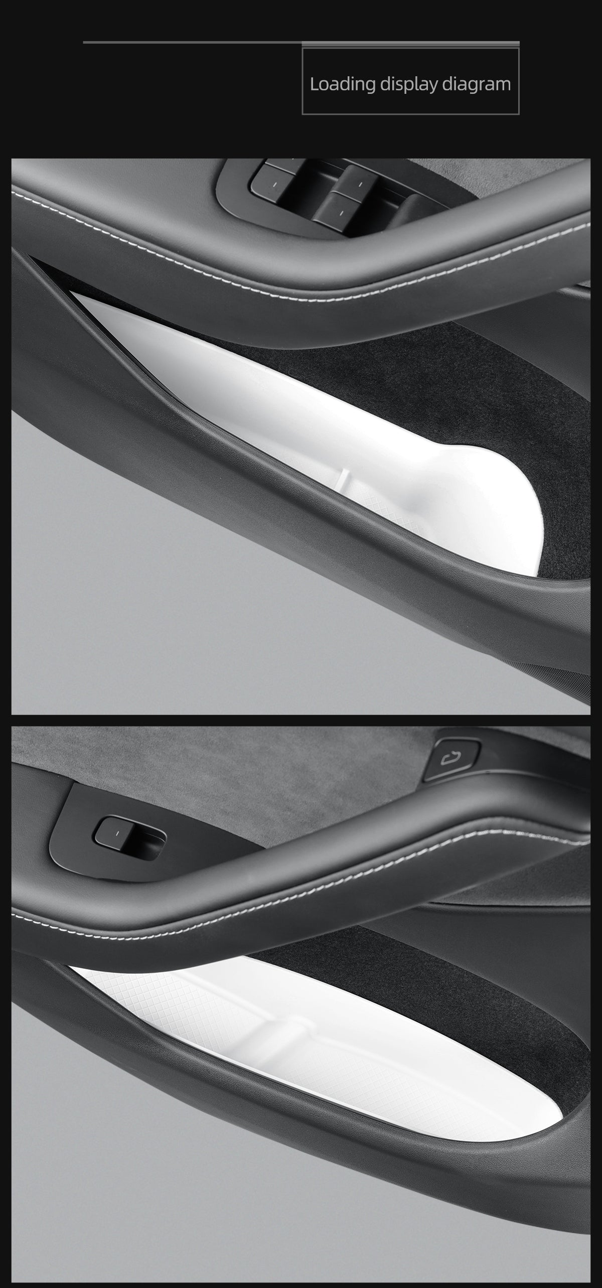 TPE Door Anti Dirt Storage box For Tesla New Model Y