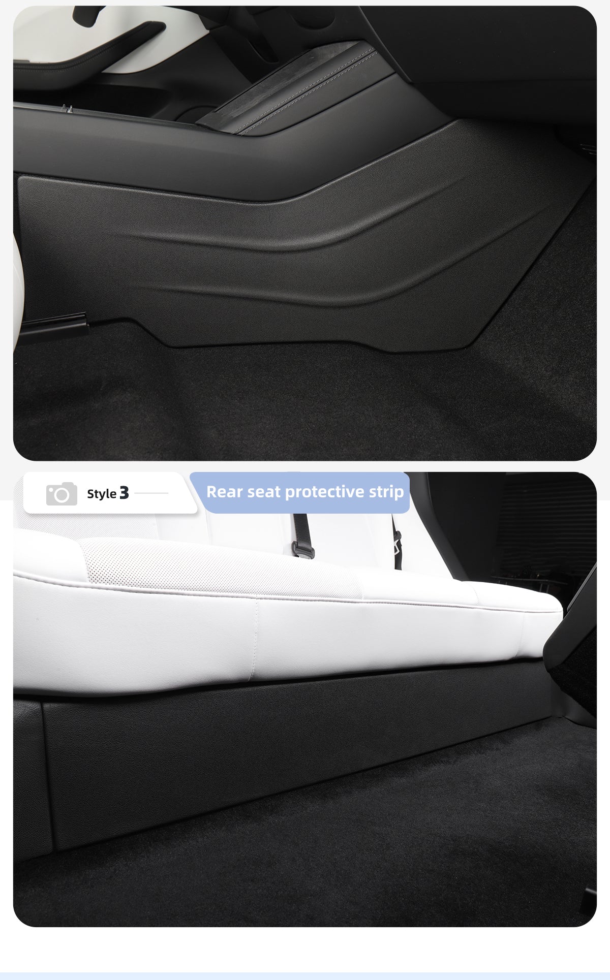 Front and rear inner door sills/center console sides/seat protective pads